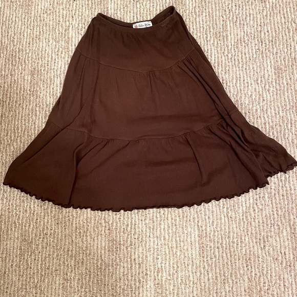 ***SOLD*** Lily Bleu Brown Skirt (Kids - Size M/10-12) - Picture 1 of 2